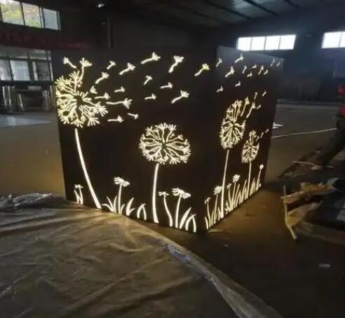 武平耐候钢灯箱